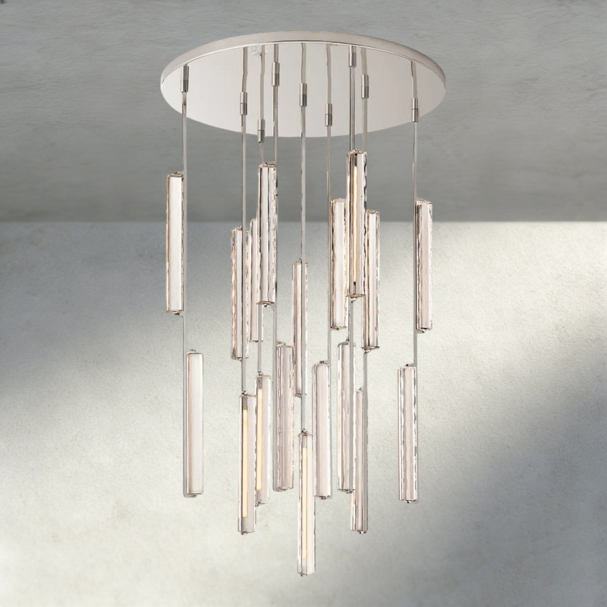 Audubam Crystal Round Chandelier 24", 40", 56" - Zelno