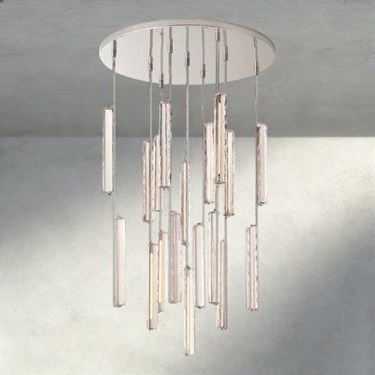 Audubam Crystal Round Chandelier 24", 40", 56" - Zelno