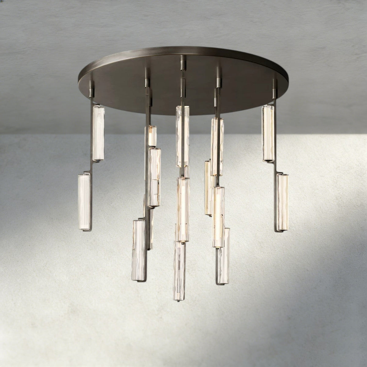 Audubam Crystal Round Chandelier 24", 40", 56" - Zelno