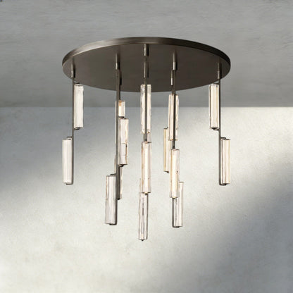 Audubam Crystal Round Chandelier 24", 40", 56" - Zelno