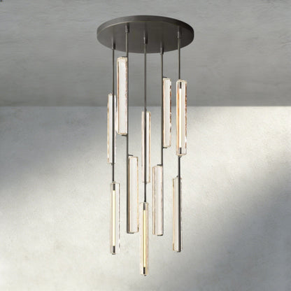 Audubam Crystal Round Chandelier 24", 40", 56" - Zelno