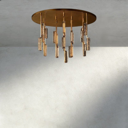Audubam Crystal Round Chandelier 24", 40", 56" - Zelno