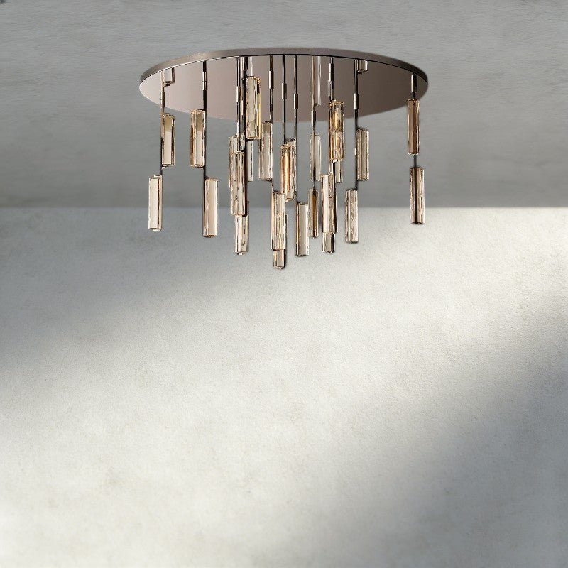 Audubam Crystal Round Chandelier 24", 40", 56" - Zelno