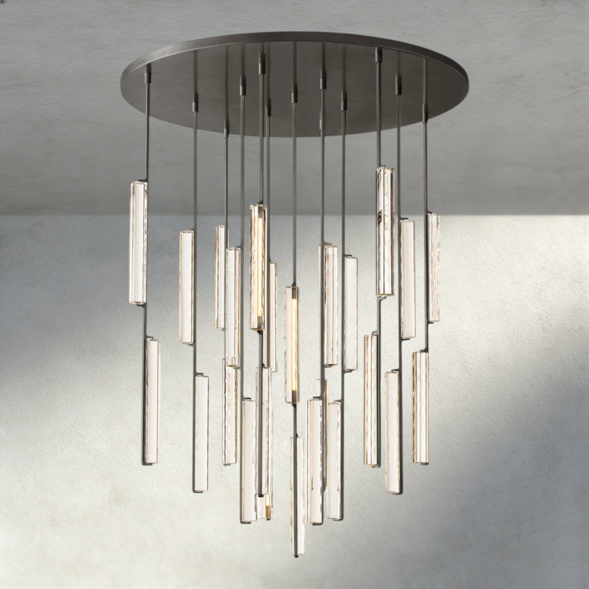 Audubam Crystal Round Chandelier 24", 40", 56" - Zelno