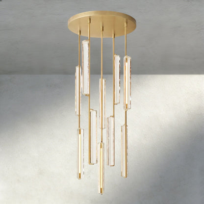 Audubam Crystal Round Chandelier 24", 40", 56" - Zelno