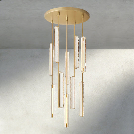 Audubam Crystal Round Chandelier 24", 40", 56" - Zelno