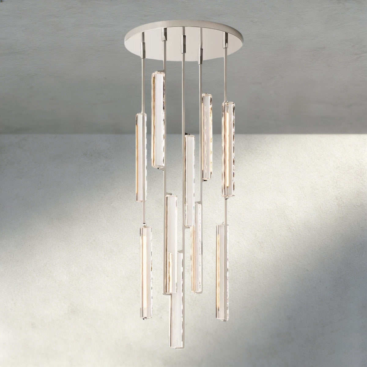 Audubam Crystal Round Chandelier 24", 40", 56" - Zelno