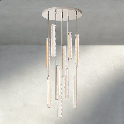 Audubam Crystal Round Chandelier 24", 40", 56" - Zelno