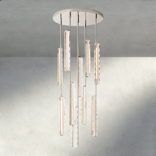 Audubam Crystal Round Chandelier 24", 40", 56" - Zelno
