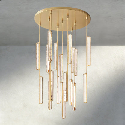 Audubam Crystal Round Chandelier 24", 40", 56" - Zelno
