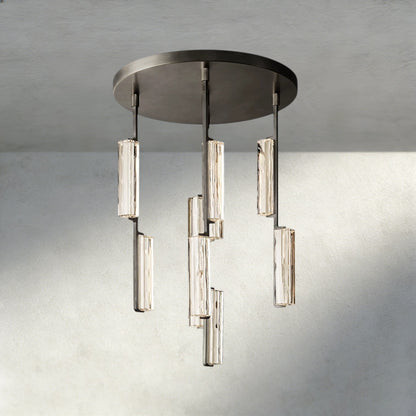 Audubam Crystal Round Chandelier 24", 40", 56" - Zelno