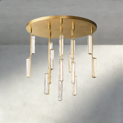 Audubam Crystal Round Chandelier 24", 40", 56" - Zelno