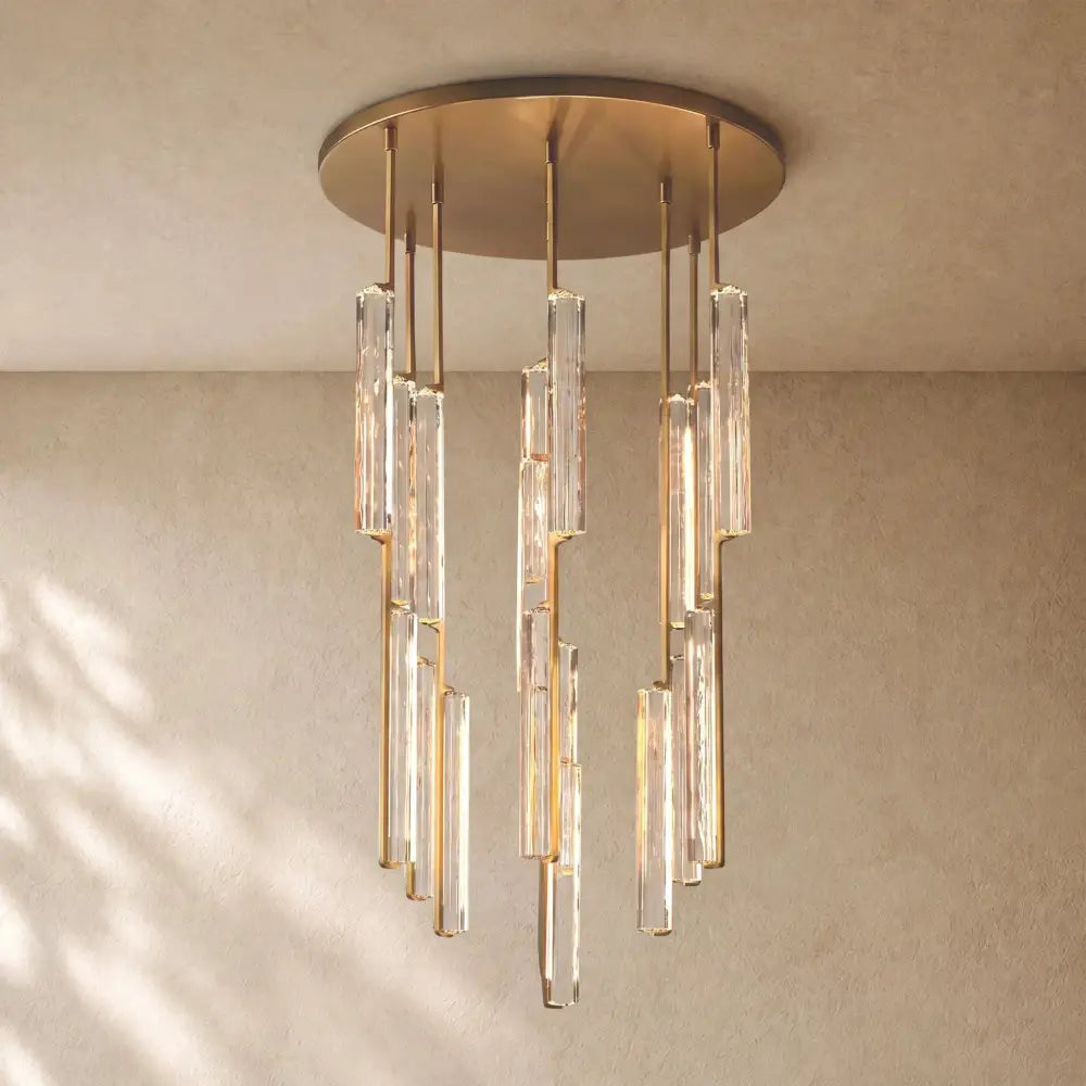 Audubom Crystal Round Chandelier - Zelno