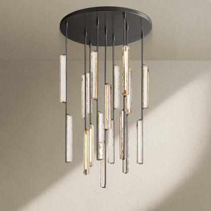 Aufz Crystal Round Chandelier - Zelno