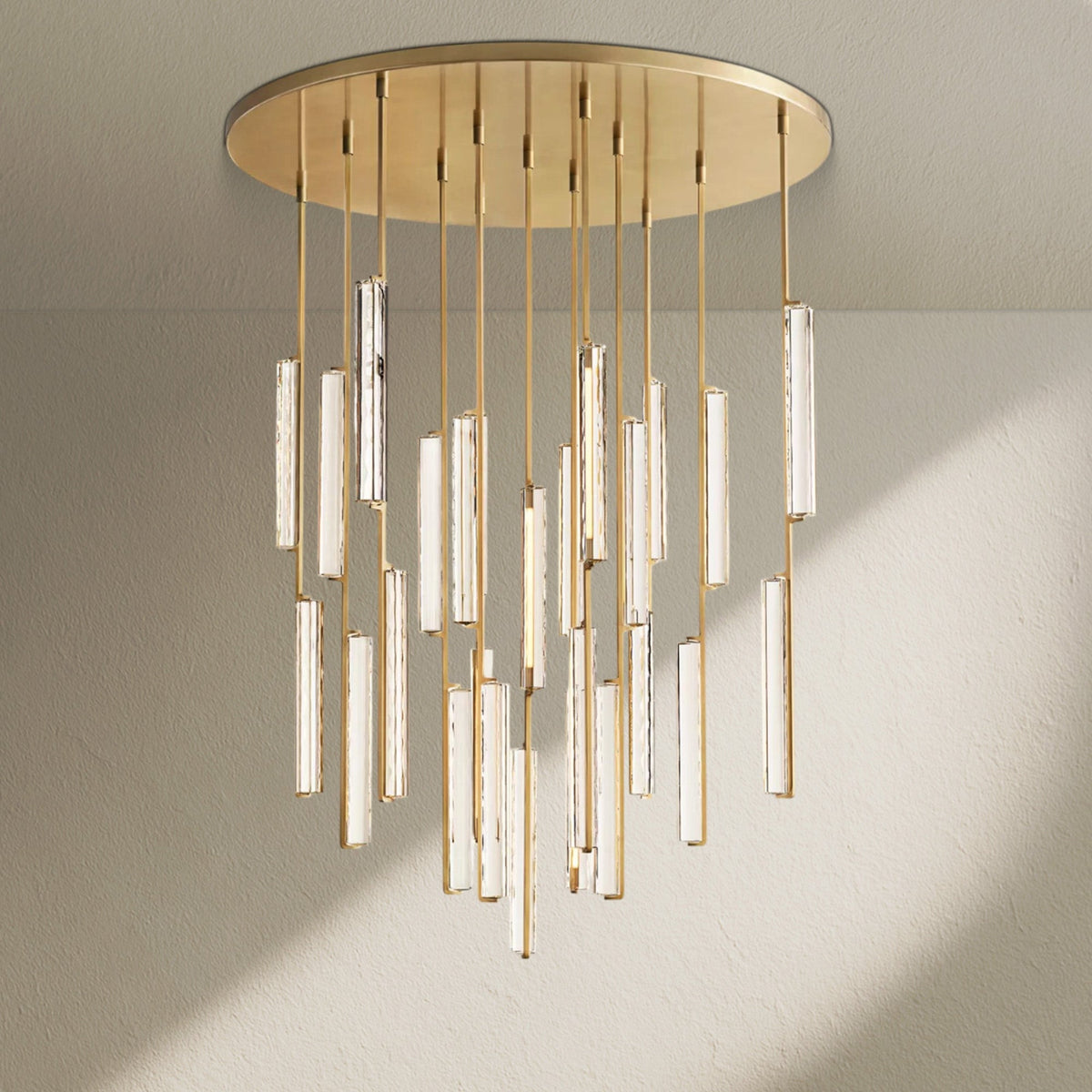 Aufz Crystal Round Chandelier - Zelno
