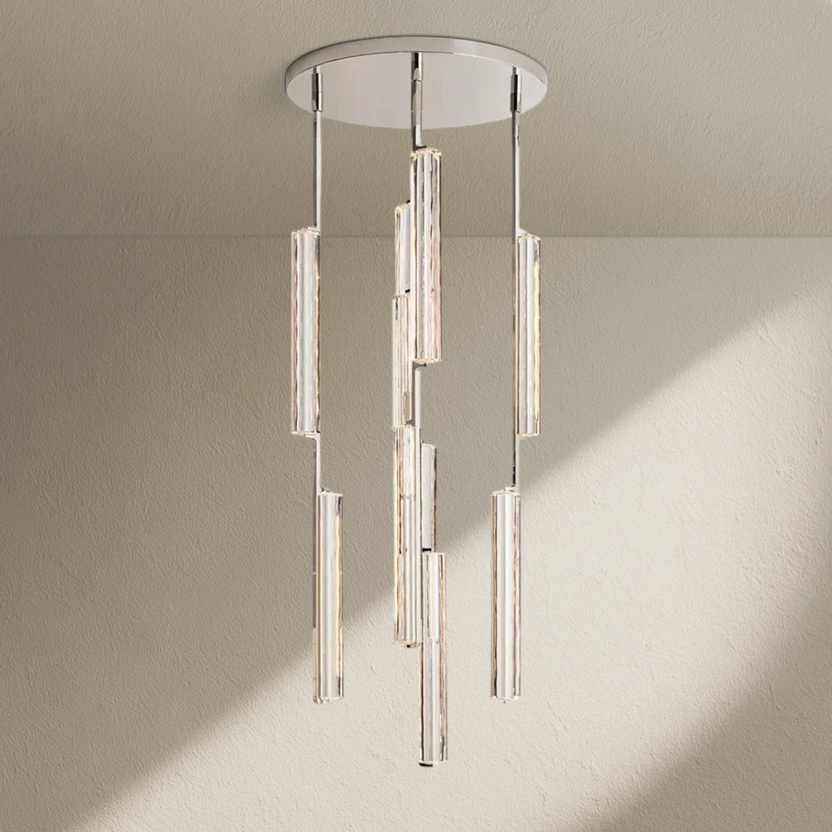 Aufz Crystal Round Chandelier - Zelno