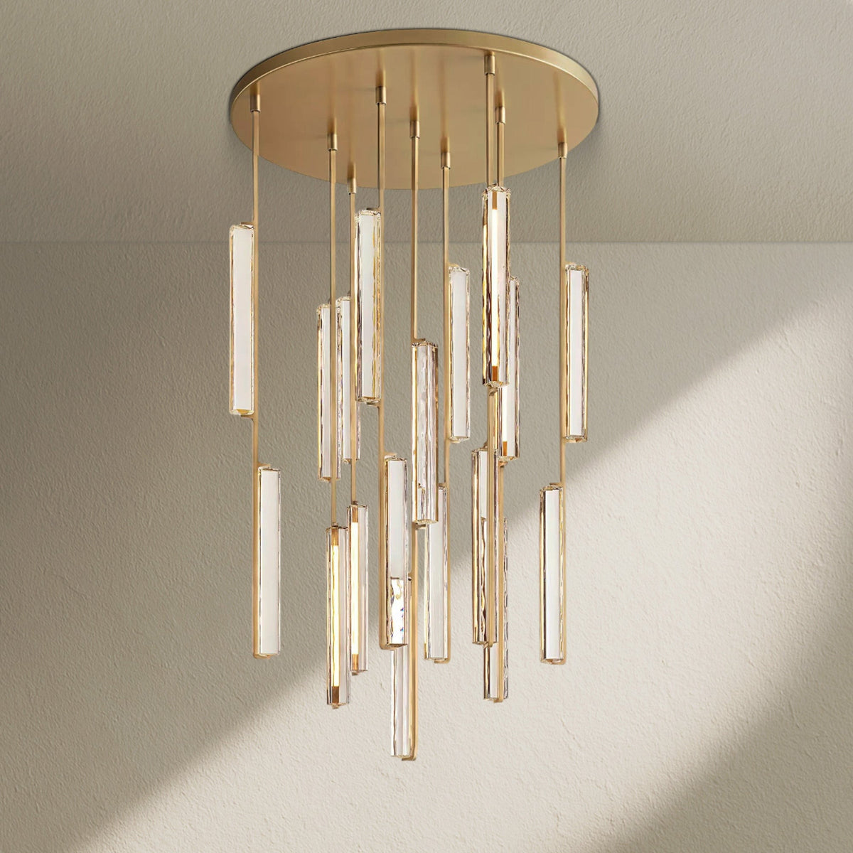 Aufz Crystal Round Chandelier - Zelno