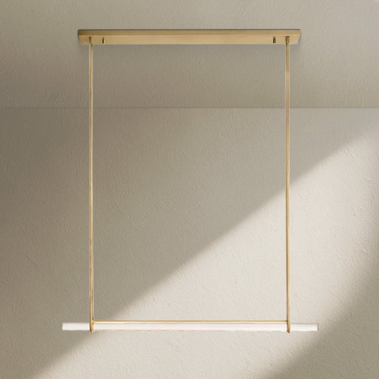 Aufz Crystal Single Bar Linear Chandelier - Zelno
