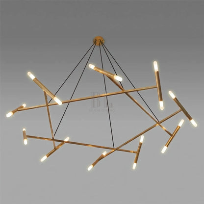 AURUM MODERN BRANCH CHANDELIER 23.6" 31.5" 39.4" 47.2"D - Zelno Lighting