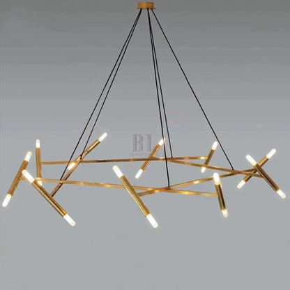 AURUM MODERN BRANCH CHANDELIER 23.6" 31.5" 39.4" 47.2"D - Zelno Lighting