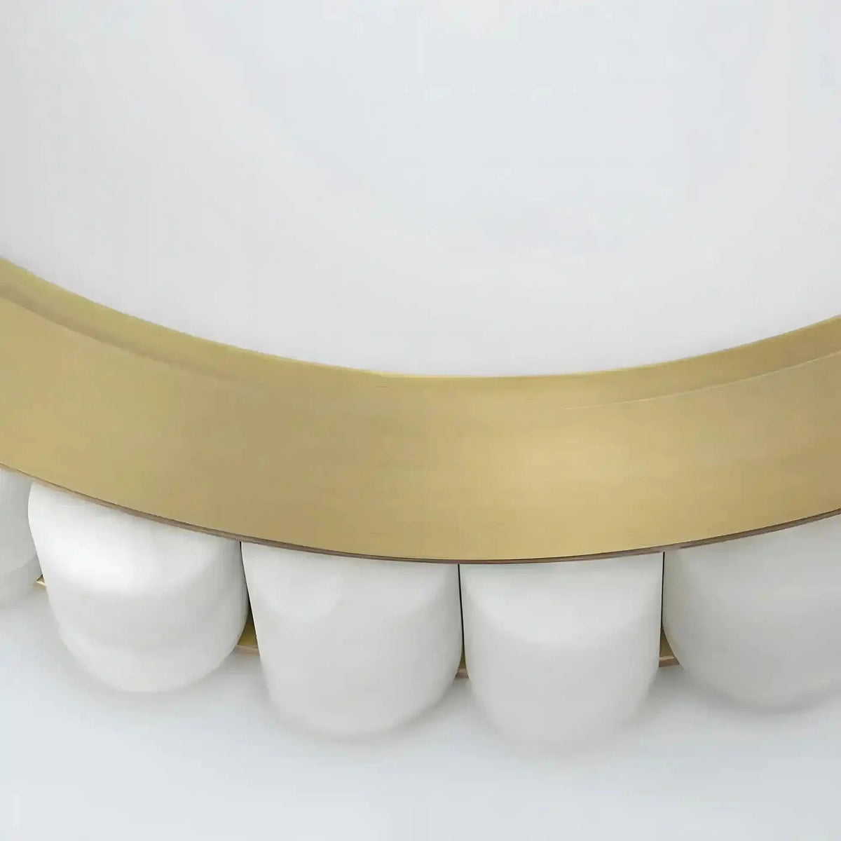 Avalon Alabaster Round Chandelier - Zelno Lighting