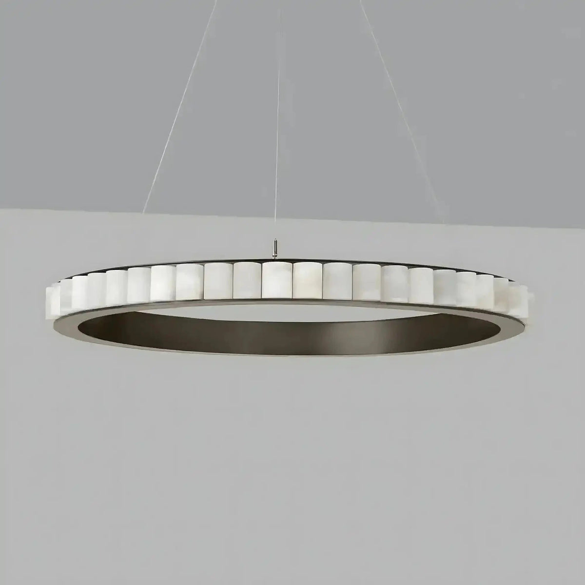 Avalon Alabaster Round Chandelier - Zelno Lighting