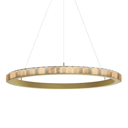 Avalon Alabaster Round Chandelier - Zelno Lighting