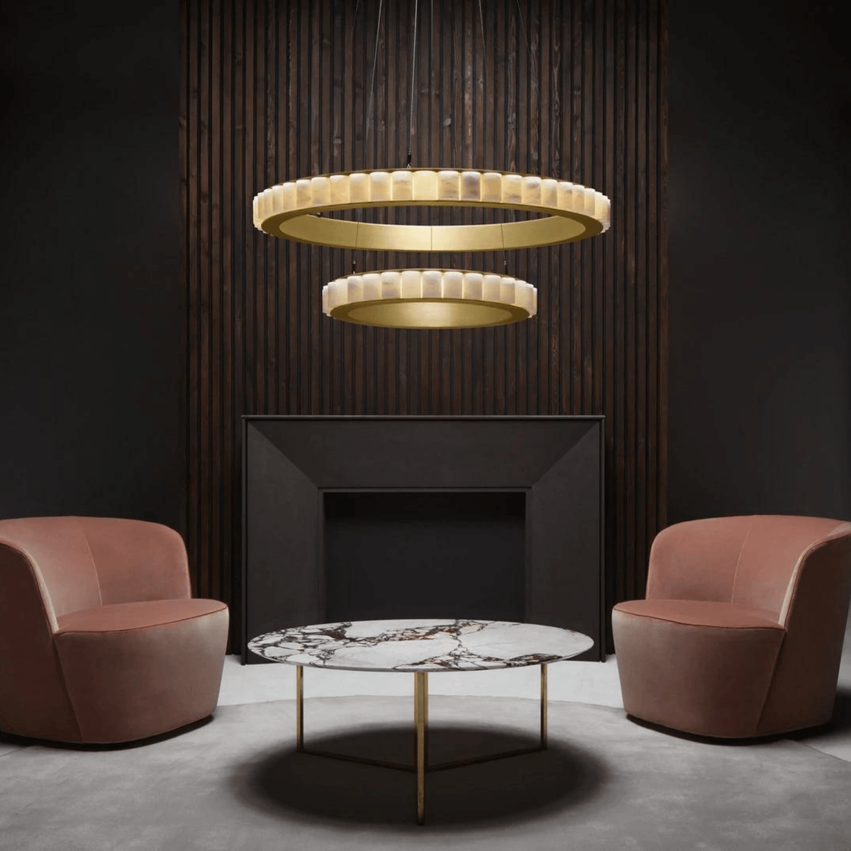 Avalon Halo Modern Chandelier - Zelno Lighting
