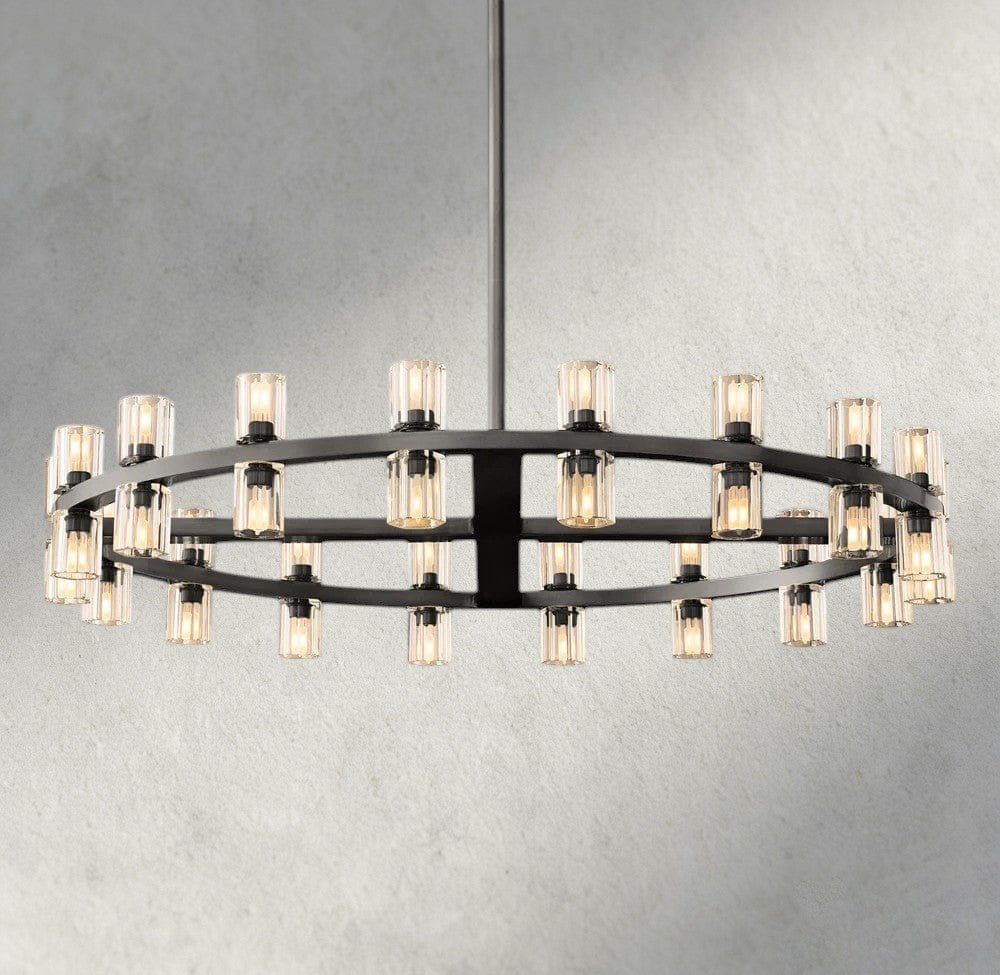 Avecho LED Round Chandelier 36", 48", 60" - zelnolighting