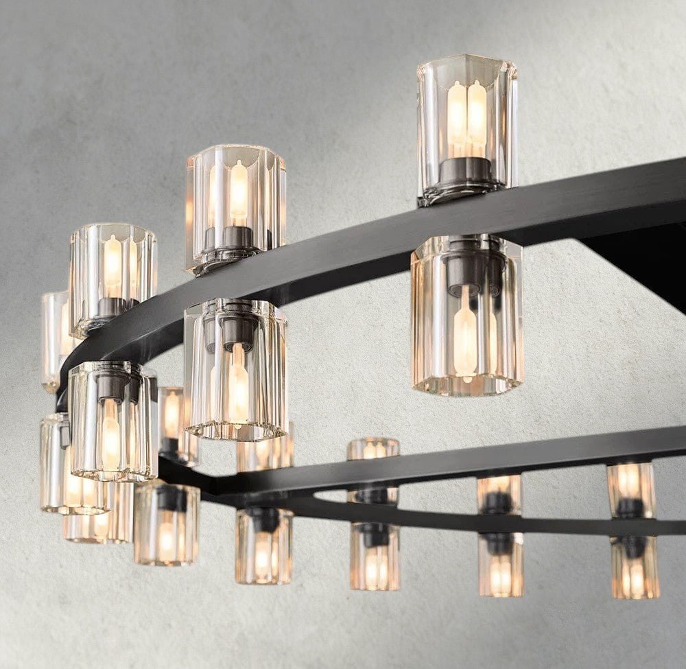 Avecho LED Round Chandelier 36", 48", 60" - zelnolighting
