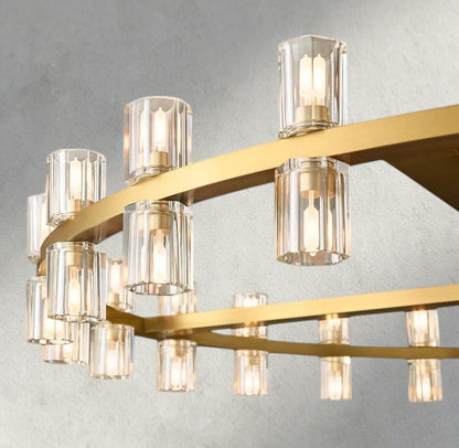 Avecho LED Round Chandelier 36", 48", 60" - zelnolighting