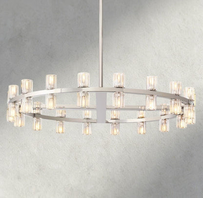 Avecho LED Round Chandelier 36", 48", 60" - zelnolighting