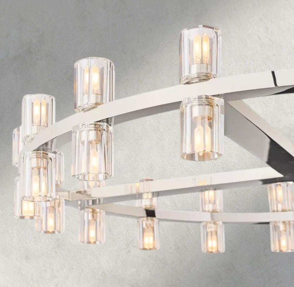Avecho LED Round Chandelier 36", 48", 60" - zelnolighting