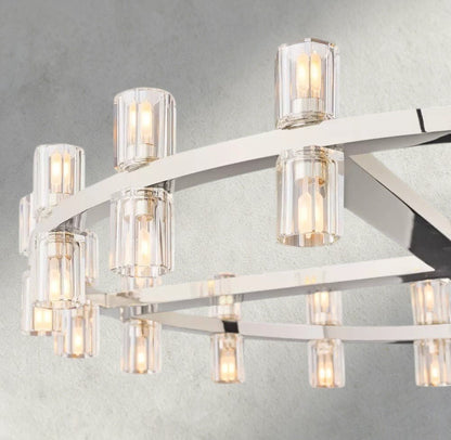Avecho LED Round Chandelier 36", 48", 60" - zelnolighting