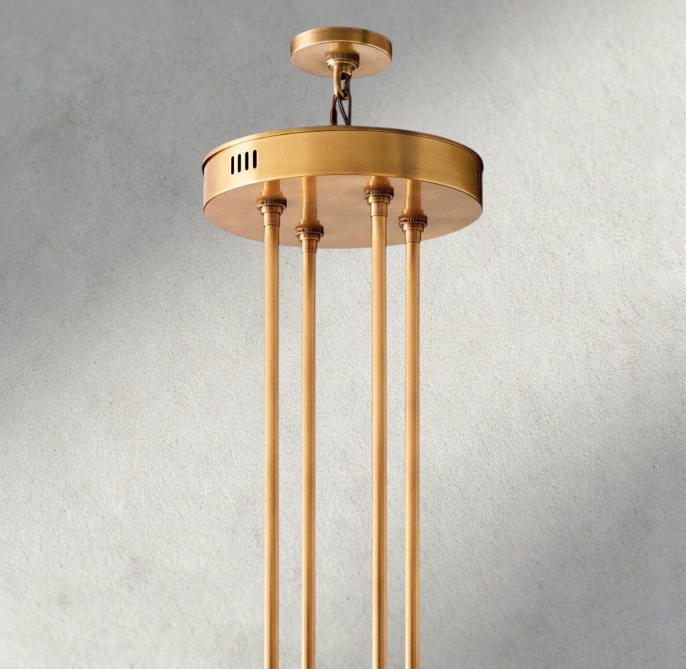 Avecho LED Round Two - Tier Chandelier 60" - zelnolighting