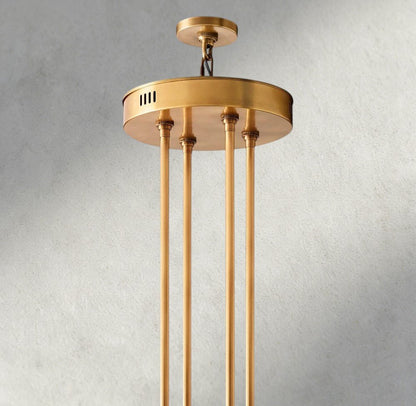 Avecho LED Round Two - Tier Chandelier 60" - zelnolighting