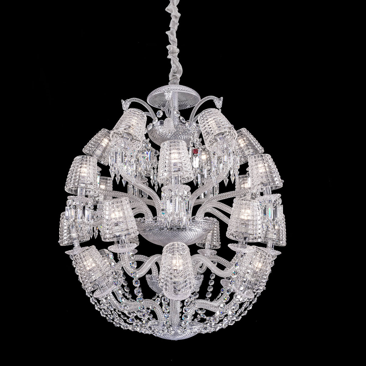 Bacara Le Roi Soleil Crystal Chandelier - Zelno Lighting