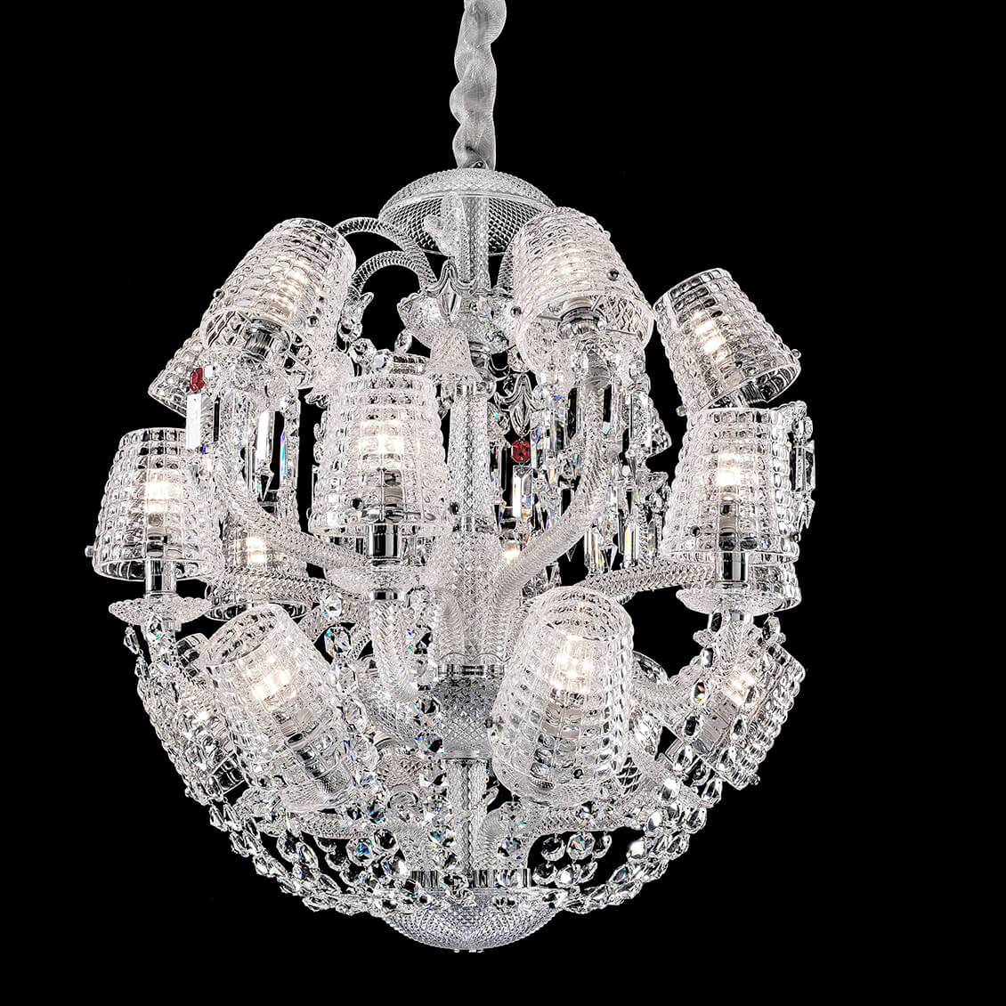 Bacara Le Roi Soleil Crystal Chandelier - Zelno Lighting