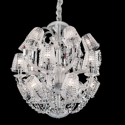 Bacara Le Roi Soleil Crystal Chandelier - Zelno Lighting