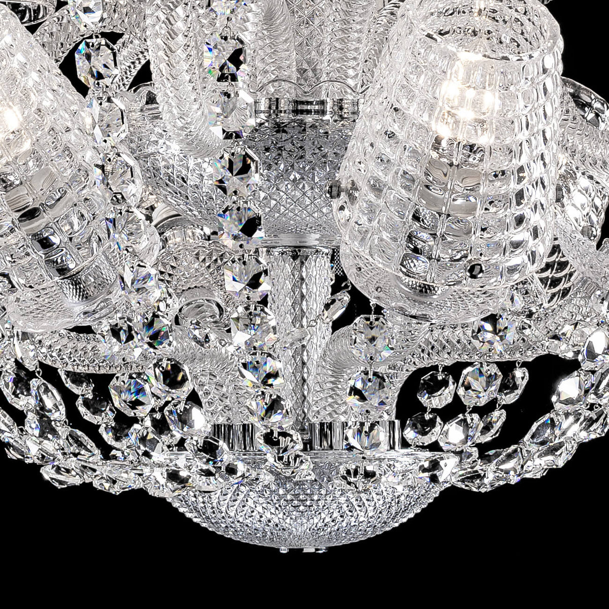 Bacara Le Roi Soleil Crystal Chandelier - Zelno Lighting