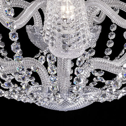 Bacara Le Roi Soleil Crystal Chandelier - Zelno Lighting