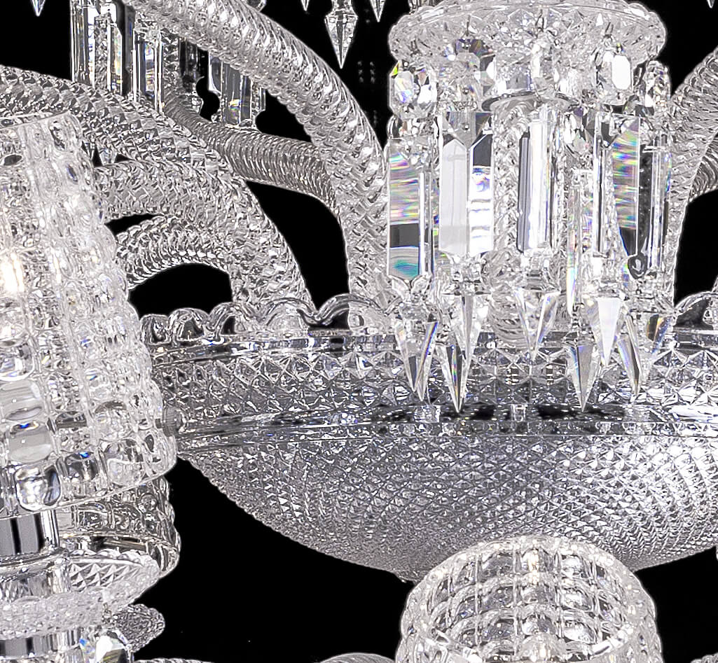 Bacara Le Roi Soleil Crystal Chandelier - Zelno Lighting