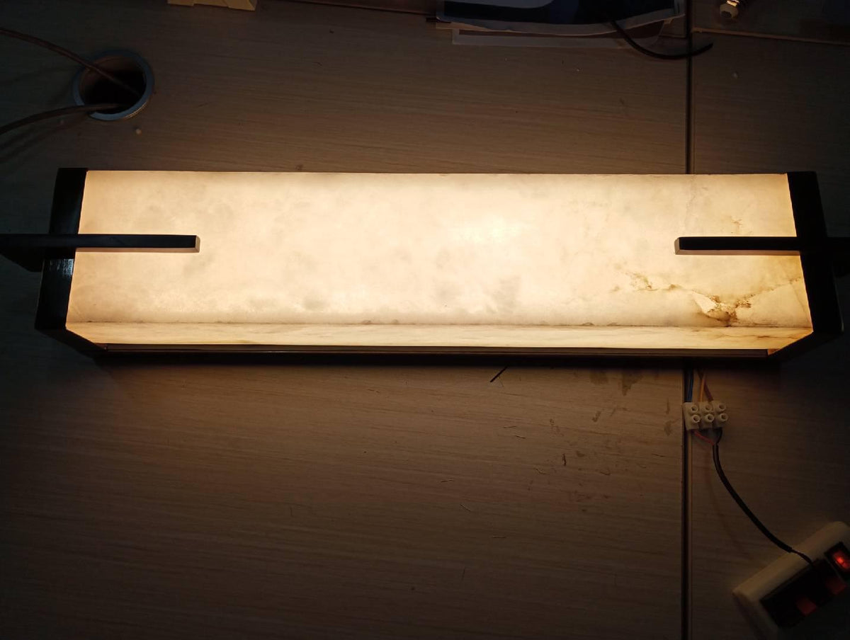 Beckett Alabaster Wall Sconce - Zelno Lighting
