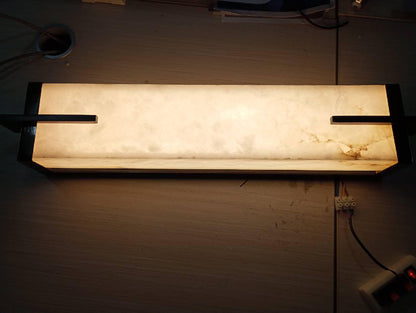 Beckett Alabaster Wall Sconce - Zelno Lighting