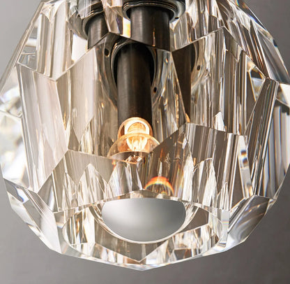 Beula De Smoke Cristal Glass Flushmount - zelnolighting
