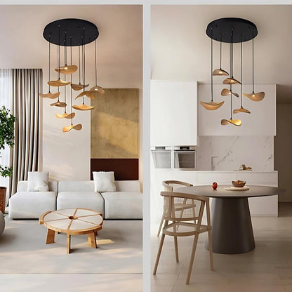 Bidi Multi Light Pendant Chandelier - Zelno Lighting