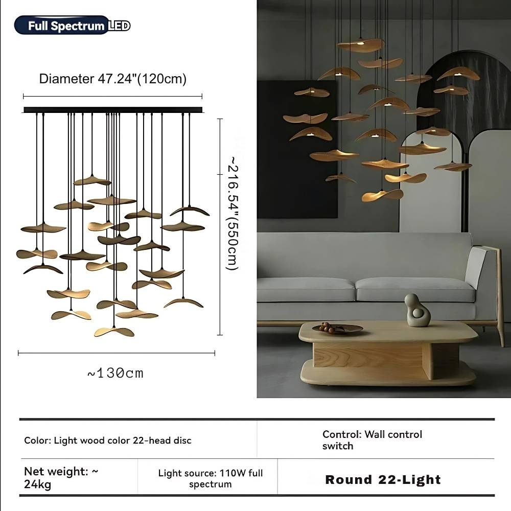 Bidi Multi Light Pendant Chandelier - Zelno Lighting