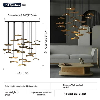 Bidi Multi Light Pendant Chandelier - Zelno Lighting