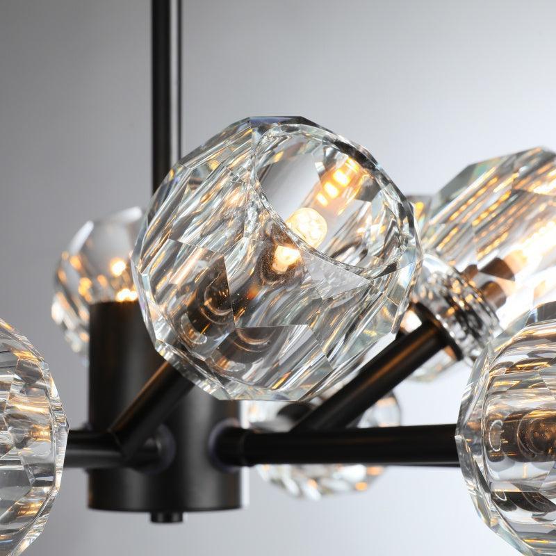 Billfz De Crystal Glass Round Chandelier 24"36"48"60"72" - Zelno