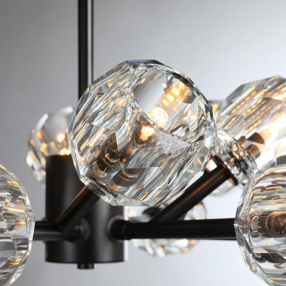 Billfz De Crystal Glass Round Chandelier 24"36"48"60"72" - Zelno